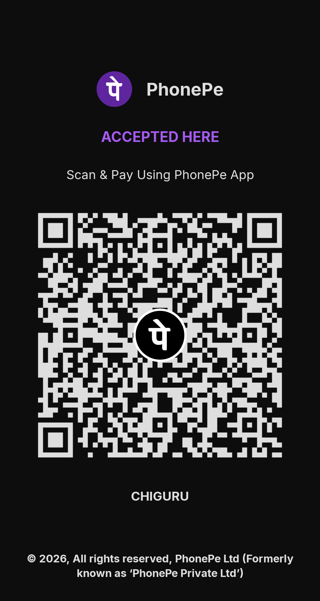 Scan to Pay